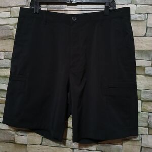 Chaps Golf Men's Classic Black Flat Front Shorts Size 36